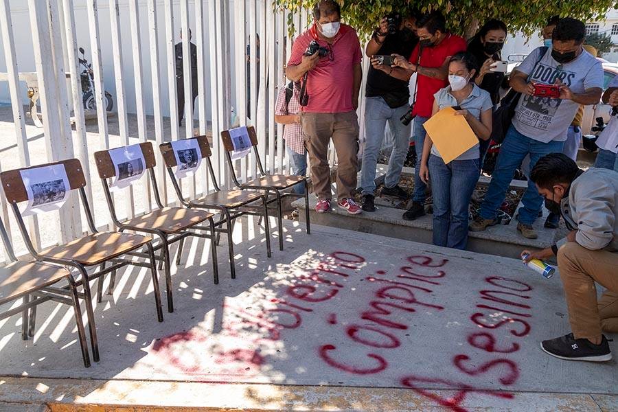 Protestan en Guerrero por asesinatos de periodistas