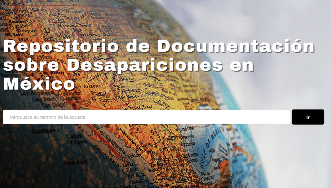 Presentan Repositorio de Documentación sobre Desapariciones en México