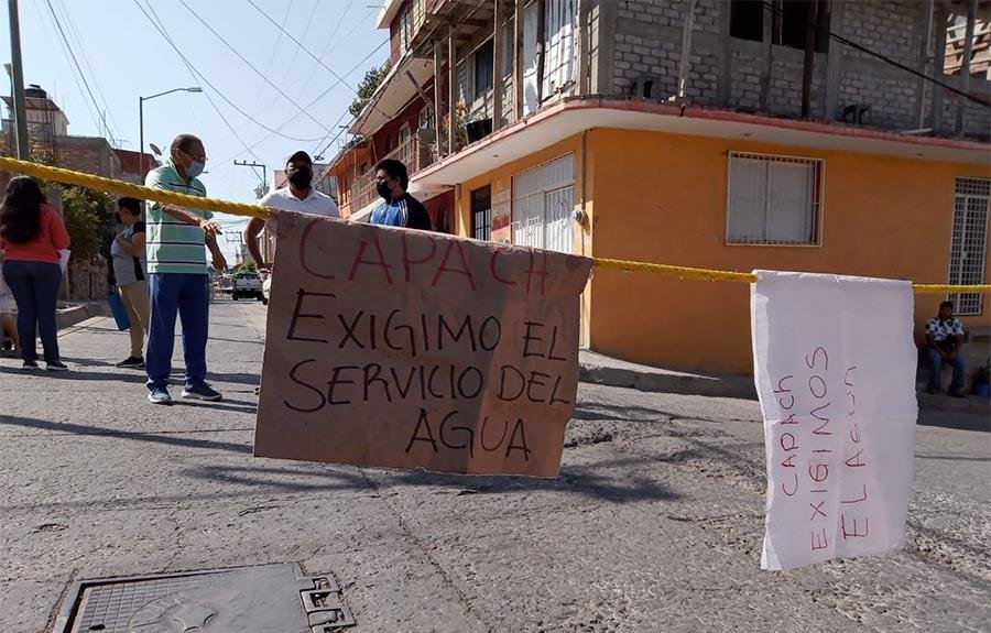 Siguen los bloqueos en Chilpancingo por falta de agua