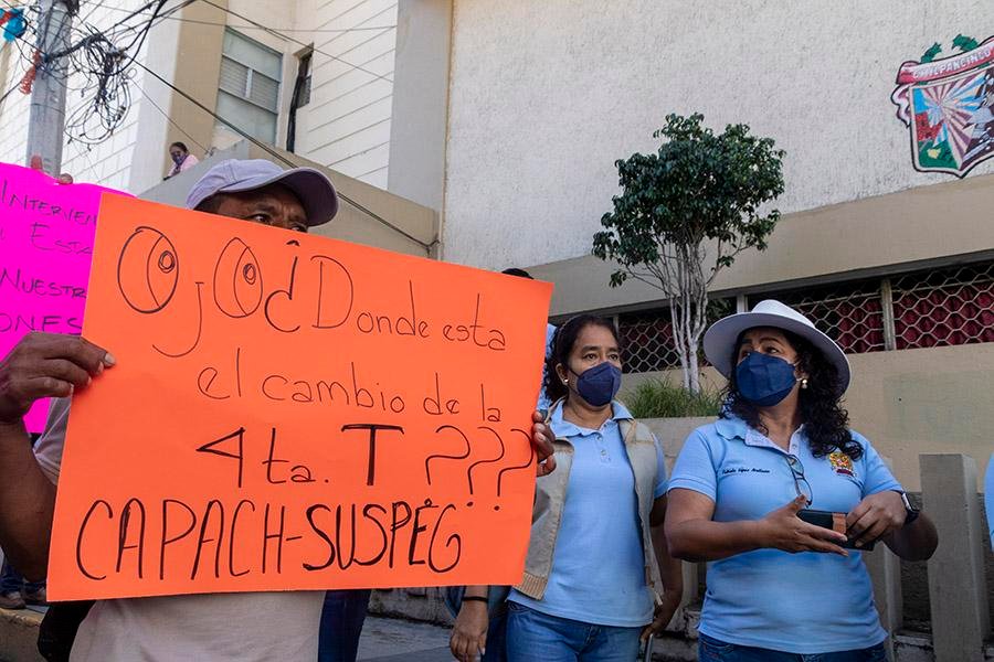 Amenazan con cortar suministro de agua a Chilpancingo sino hay solución a trabajadores de Capach