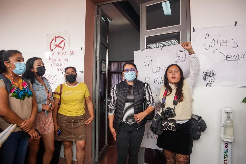 Protestan reporteras de Chilpancingo contra el acoso sexual