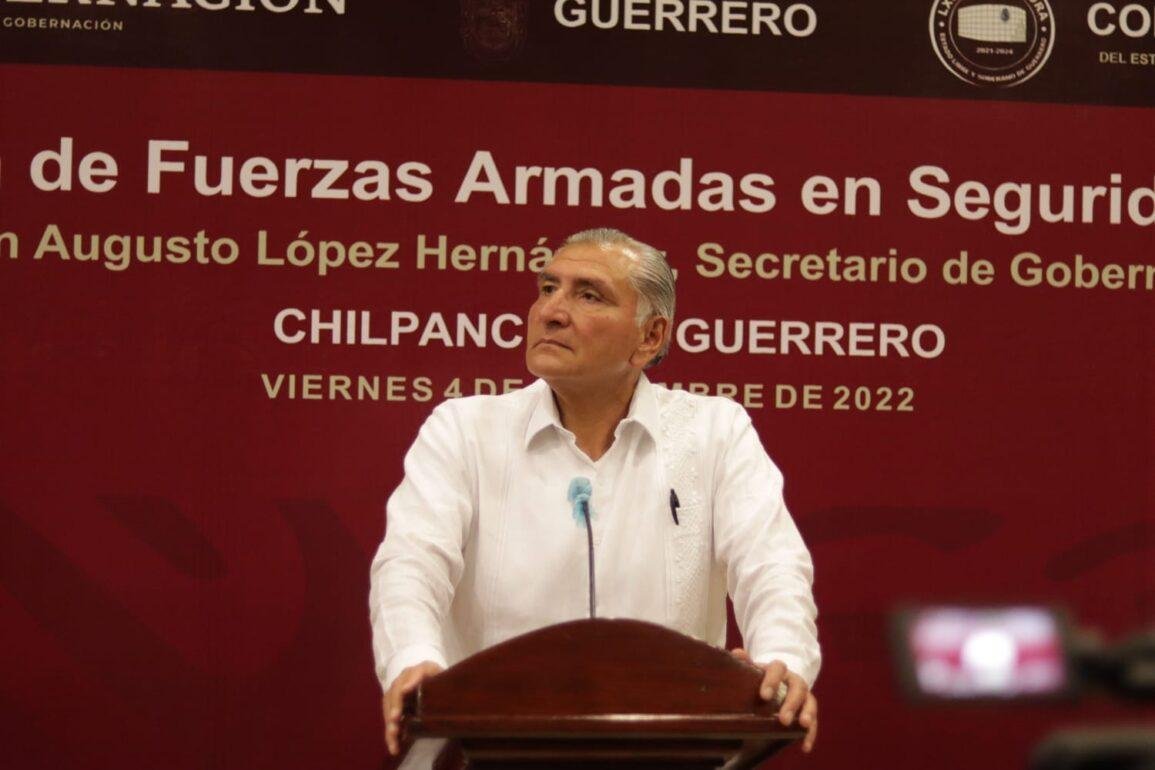 «La noche de Ayotzinapa ha quedado atrás», dijo el secretario de Gobernación a diputados locales