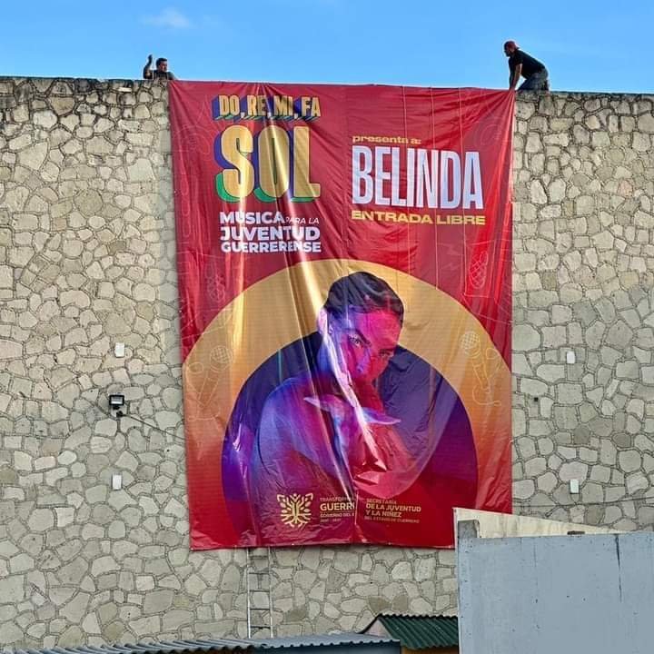 Concierto de Belinda en Chilpancingo, en medio de críticas y crisis de violencia en la capital
