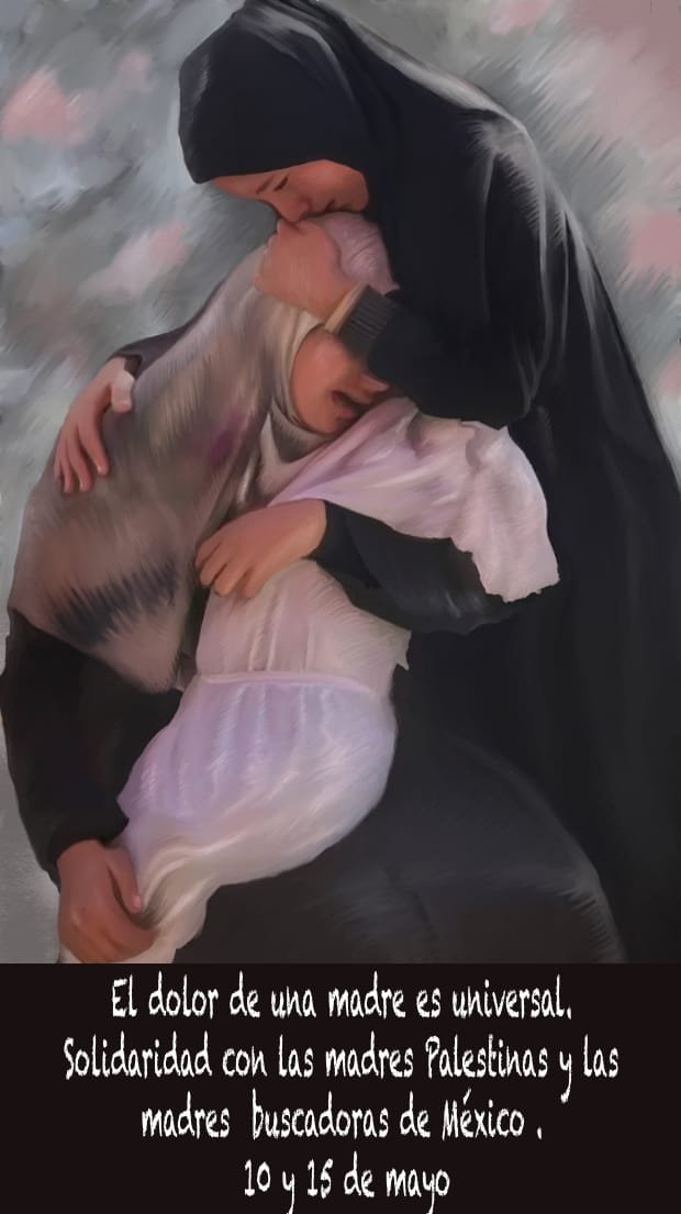 Ilustración El dolor de una madre es universal