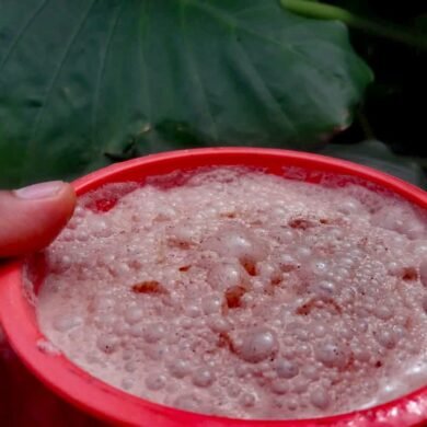 El espumoso chilate de Ayutla de los Libres. Foto: Alberto Ramírez.